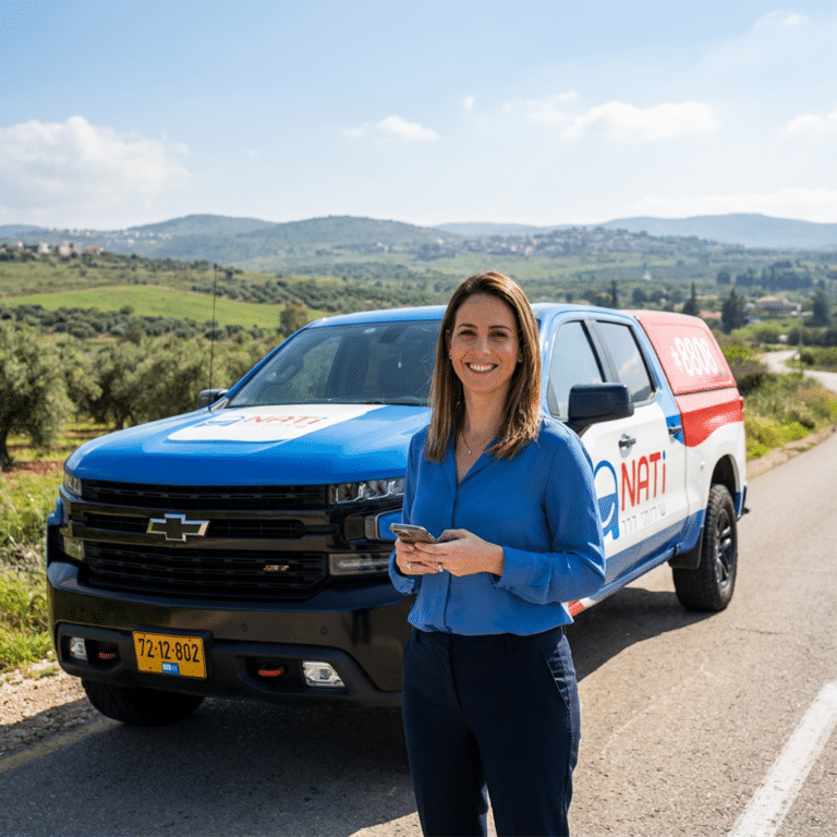 טעינת חירום לרכב חשמלי WeSure עם נתי שירותי דרך בכל הארץ.