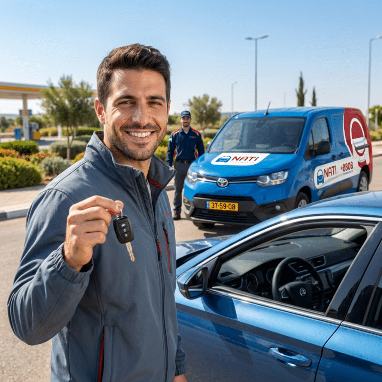 שירותי דרך ביטוח ישיר דלק עם נתי שירותי דרך בכל הארץ